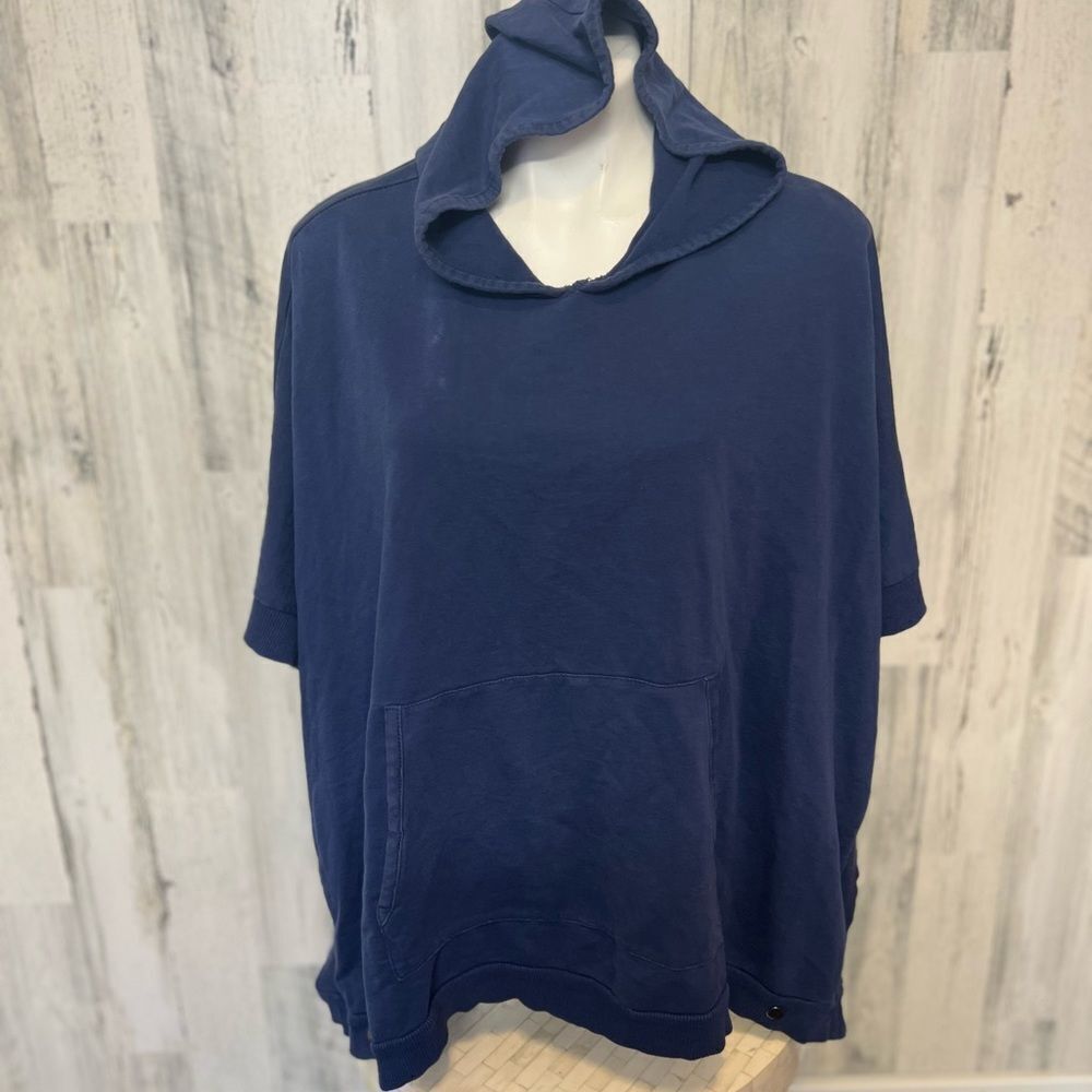 Women's Navy Blue Hooded Sweater
